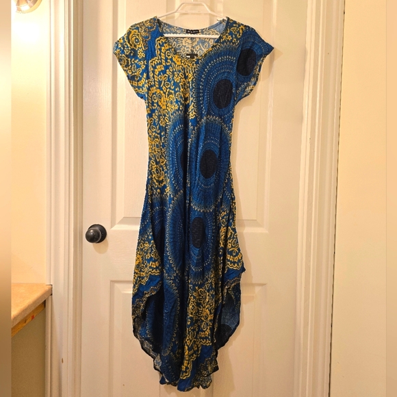 NWT | Flattering Lightweight Blue Dress - Picture 1 of 7